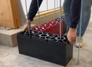 Bloques de plástico para construcción